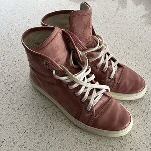 Gucci GG Monogram Calfskin Women’s Hightop Sneakers